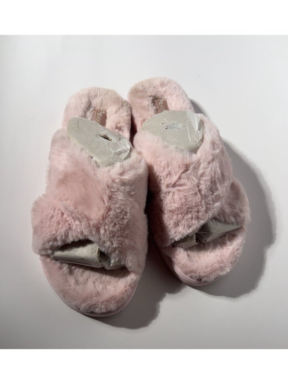 Koolaburra by UGG Fuzz-It Women’s Pink Faux Fur Slide Slippers Size 7